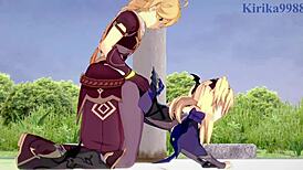 i watch amber and fischl get creampied in genshin hentai