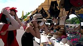 Clara Tries Anal Play with Carollina in a Sexy European Threesome