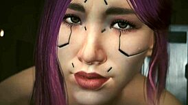 Songbird Fucks Intensely In Laguna Bend Cyberpunk 2077