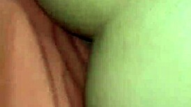 teen brunette argentinian takes creampie in tight petite ass during anal pounding