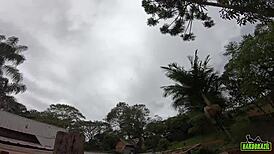 Behind Scenes with Novinha Luara Amaral in Community Filming