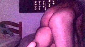 big ass homemade amateur gets fucked on bed with natural tits bouncing.