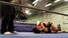 Faketit European Babes Wrestling Hard, Catfighting With Tattoos And Big Tits.