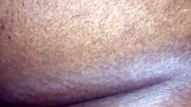 Black amateurs bent over in intense doggystyle action at home