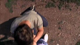 Sexy twink bends over and moans hard! 😈