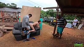 Behind Scenes with Novinha Luara Amaral in Community Filming