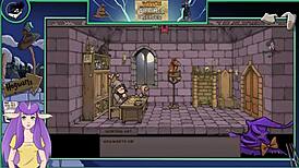 Witch trainer silver part 16 with brunette anime asian game cartoon