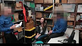 Teen Thief Blackmailed And Fucked By Officers