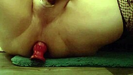 unfazed tranny says, i'm playing with my butt in the bathroom