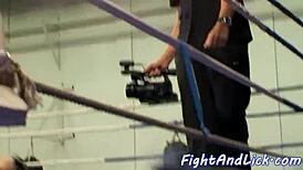 Faketit European Babes Wrestling Hard, Catfighting With Tattoos And Big Tits.