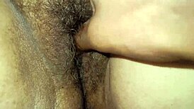 Bhabhi's hairy tight pussy gets fingered hard by her boyfriend in the dorm