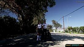 omg, naughty blonde teen 18+ banged by teacher 😈