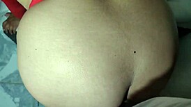 Wet and Cum Filled Pussy Close-Up View