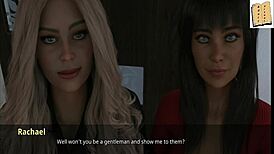 wvm 51 rachael looks hot in her swimsuit, big tits and ass on display in this anime cartoon