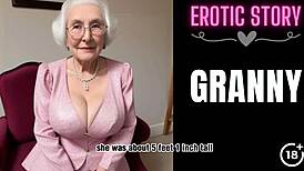 granny spills her story, callin’ a young male escort for fun