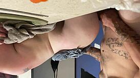 Big cock fucks the whore