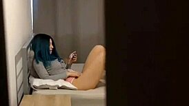 Step-Sister Discovers Big Cock In Closet