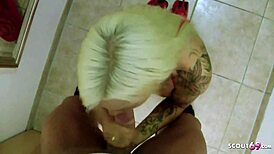 sexy cora gives a dirty pov blowjob to monster cock 😈