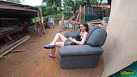 Behind Scenes with Novinha Luara Amaral in Community Filming