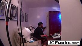 Football Fanatic Lesbians Pound Each Other's Wet Pussies in Locker Room!