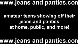 Skinny Jeans Hug My 18YO ASS in AMAZING Style