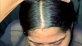 Babe begs for cum in mouth after deepthroat