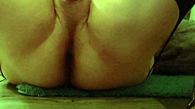 unfazed tranny says, i'm playing with my butt in the bathroom