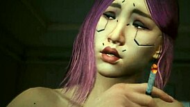 Songbird Fucks Intensely In Laguna Bend Cyberpunk 2077