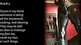 house rules for sissies on sissy training at my place with small cock