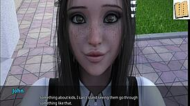 wvm 51 rachael looks hot in her swimsuit, big tits and ass on display in this anime cartoon