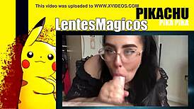 Chubby Girl in Glasses Swallows Every Drop After Epic Blowjob