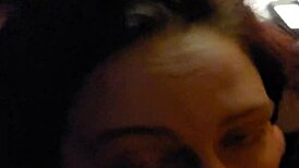 my slave girl got a cum facial after blowjob