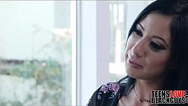 Two pawg teens fuck black guy hard.