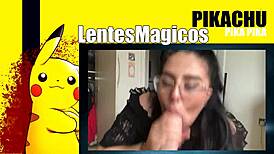 Chubby Girl in Glasses Swallows Every Drop After Epic Blowjob