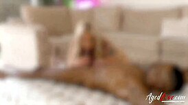 Horny Niki sucks huge dick instead of pizza