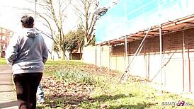 Redhead cougar next door lures for double vagina threesome action