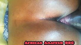 Beautiful African Amateur Sucks Monster Black Cock