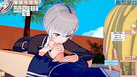 Zašto masiraju Asamini gole sise u ovoj 3D anime seks sceni?