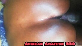 Beautiful African Amateur Sucks Monster Black Cock