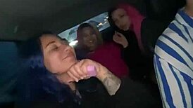 Surprise for Guy on Boat with Roxi Lips and Anna Batman