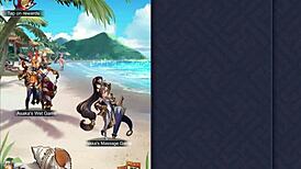 Asaka Hosts Summer Beach Sex Party With Huge Boobs