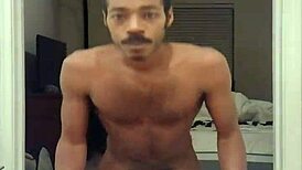 Hey, check out this wild thigh workout at the bar with a hot brunette!