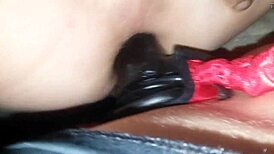 Hott Wife Pegging Husband's Tight 18+ Ass at Home