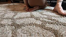 Mandy Mynxx Sucks Cock with Passion on the Couch