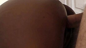 Interracial Amateur Doggy Creampie Fun