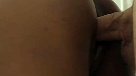 Interracial Amateur Doggy Creampie Fun