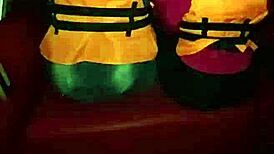 Surprise for Guy on Boat with Roxi Lips and Anna Batman