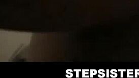 yo, caught my hot stepsister in bathroom, now she wants family fun pov! 🛁