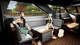 sapphire safari futa hentai photoshoot on desert island, damn