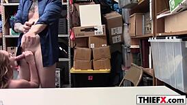 Nubile Cutie Thief Gets Small Dick In Hardcore Blowjob